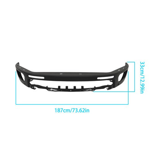 DURAFORCE Fit For Ford Ranger 2019-2023 Black Steel Front Bumper Assembly With Sensor Hole