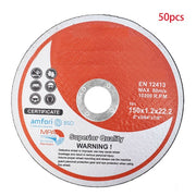 DURAFORCE 50 Pack 6"x.045"x7/8" Cut-off Wheel - Metal & Stainless Steel Cutting Discs