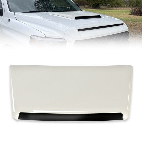 DURAFORCE For 2014-2021 Toyota Tundra SR5 Crew Cab Front Hood Scoop Vent Bulge Kit White