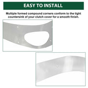 DURAFORCE For 17-24 Can Am Maverick X3 Max Clutch Belt Cover Shield Guard X3 All Models