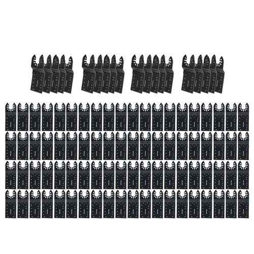 DURAFORCE Quick Release Oscillating Tool Blades Professional Universal 100 Pcs 30-90mm