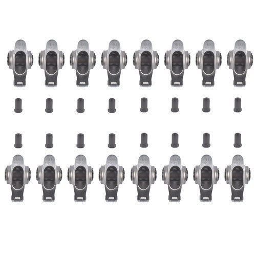 DURAFORCE 16Pcs 17-4PH Stainless Steel Rocker Arms for Pontiac 287-455 V8 4.3L 1.65 Ratio