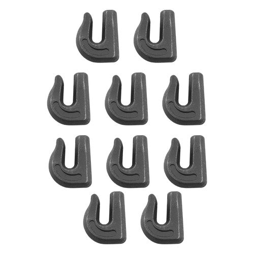 DURAFORCE 10 Pack 3/8" Weld On Grab Hook 6600lbs Heavy Duty G70 Forged Grab Chain Hooks