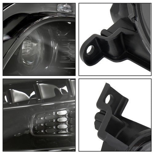 DURAFORCE Clear Housing Projector Headlight For Jeep Cherokee 2014-2018 HID Single RH Side