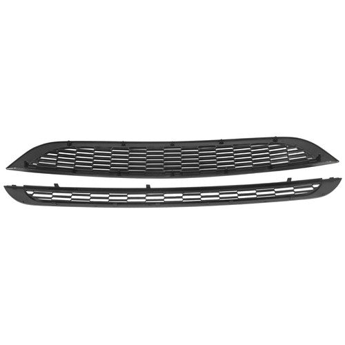 Honeycomb Mesh Front Grille Upper Lower For 2002 06 Mini Cooper S R50 R52 R53