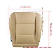 DURAFORCE For Toyota Land Cruiser 1998-2007 New Driver Bottom Leather Seat Cover Ivory Tan