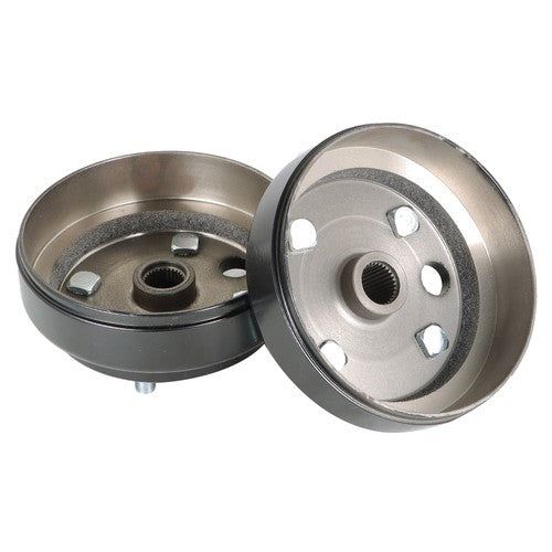 DURAFORCE Golf Cart For EZGO TXT RXV 4 Cycle 2X Rear Wheel Brake Hub Drum 30 Teeth 1991+
