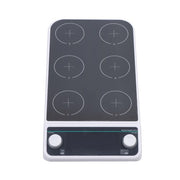 DURAFORCE 6x500ml 6 Position Magnetic Stirrer 50-1200RPM 120℃/248℉ Multi-Position Magnetic