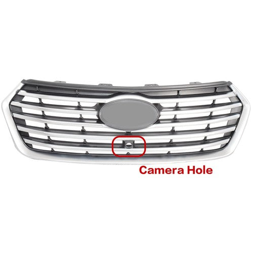 DURAFORCE 86350B8BB0 Front Upper Grille W/ Camera Hole for Hyundai Santa Fe XL 2017-2019