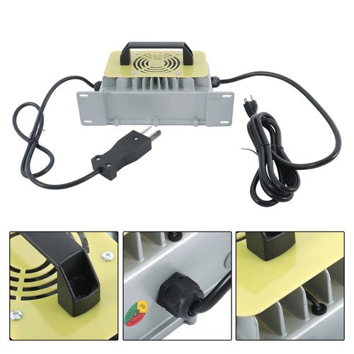 DURAFORCE 36V 18A Waterproof Charger With Crowfoot Plug For E-Z-GO Yamaha Golf Carts New