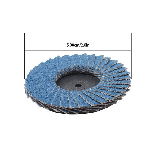 DURAFORCE 60 PCS 40/60/80/120 Grit 2 Inch Mixed Sanding Discs Set with 1/4" Holder