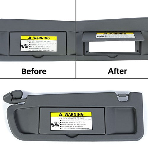 Right Front Passenger Sun Visor Dark Gray For 06 07 08 09 2010 2011 Honda Civic