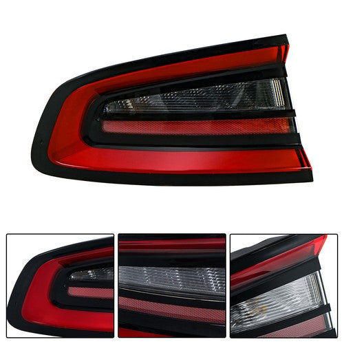 DURAFORCE Tail Light Fit For Dodge Charger 2015-2022 LED Type Left Side Outer Brake Lamp