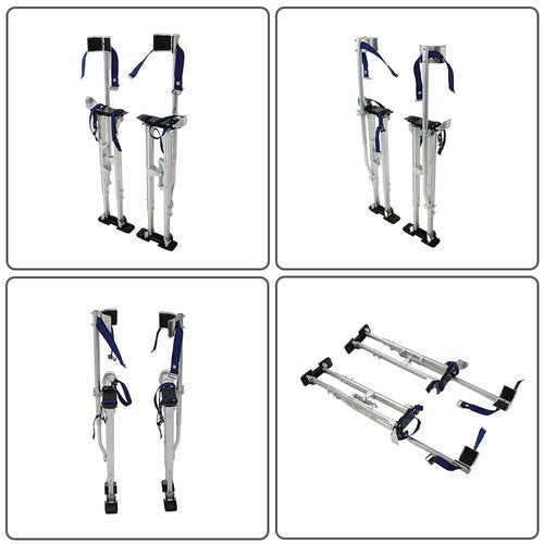 DURAFORCE Adjustable Stilt 36" - 48" Drywall Stilts Aluminum Alloy Tool For Electrical