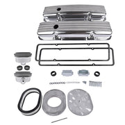 DURAFORCE Polished Valve Cover Breather PCV Valve Air Cleaner For 58-86 SBC Chevy 350 400