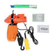 DURAFORCE 2200lbs Electric Chain Hoist 110V 10ft Lifting Height,10ft Wired Remote Control