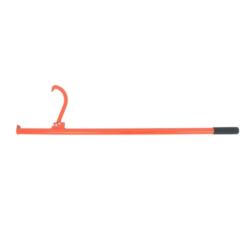 DURAFORCE Red With Rubber Handle 58" Log Roller Tool Lifter Felled Cant Hook Logging Tool