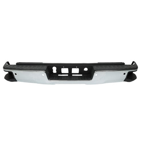 DURAFORCE Chrome Rear Step Bumper Assembly For Chevy Silverado GMC Sierra 1500 2014-2018