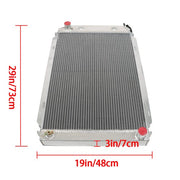 DURAFORCE 3 Row Full Aluminum Racing Radiator For Ford Mustang GT/LX AT/MT V6/V8 79 80-93