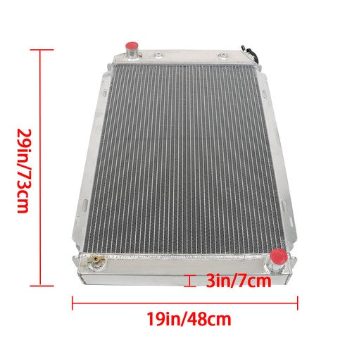 DURAFORCE 3 Row Full Aluminum Racing Radiator For Ford Mustang GT/LX AT/MT V6/V8 79 80-93