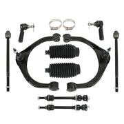 DURAFORCE For Ram 1500 11-12 4.7L/5.7L V8 Upper Control Arms Inner Outer Tierods 10PC 4x4