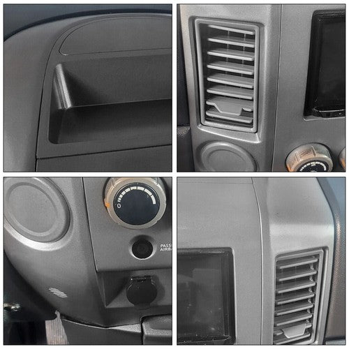 DURAFORCE ABS Center Dash Radio Ac Bezel Instrument Panel Lid For 04-06 Titan Armada XE SE