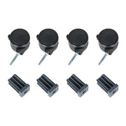DURAFORCE 4 Set For Weber Spirit Series Caster Wheel For Weber Summit Gas Grills