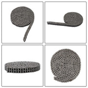 DURAFORCE #35-2 Duplex Roller Chain 10 Feet Heavy Duty Double Strand with 2 Master Links