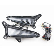 DURAFORCE LED Fog Lights DRL Turn Signal Light Pair LH + RH for Toyota CHR C-HR 2016-2019