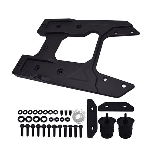 DURAFORCE Black Spare Tire Carrier Tailgate Bracket Hinge Reinforcement For Jeep JL 19+