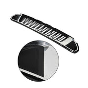 DURAFORCE Front Lower Grille Grill&Chrome Molding Trim For 2010 11 2012 Ford Fusion Sport
