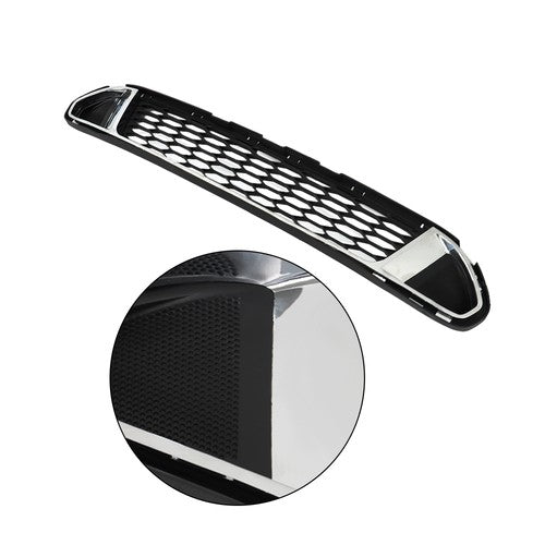 DURAFORCE Front Lower Grille Grill&Chrome Molding Trim For 2010 11 2012 Ford Fusion Sport