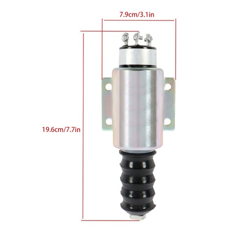 DURAFORCE 12V Shut Down Solenoid Shut Off Stop Solenoid Valve 2003 SA-3193-12 For Woodward