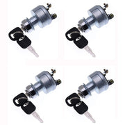 DURAFORCE 4 Pcs New Ignition Switch With 2 Keys Fits Caterpillar 9G7641 9G-7641