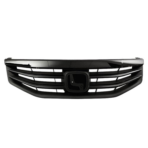 DURAFORCE For 2011 2012 Honda Accord Front Bumper Upper Gloss Black Mesh Grill Grille