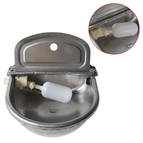 DURAFORCE Stainless Steel Water Trough Bowl Automatic Drinking Horse Cow Sheep Auto Fill