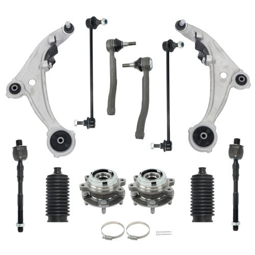 DURAFORCE For Nissan Altima L4 2.5L 12PCS Front Lower Control Arm Suspension Kit 513294