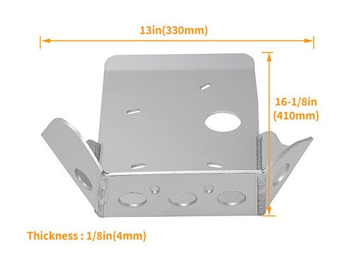 DURAFORCE Aluminum Skid Plate Engine Guard For HONDA XR650L 1992-2022 2023 2024