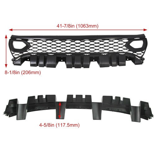 Front Upper Grille for Dodge Charger SRT GT 2015-2023 2 Side Bezels
