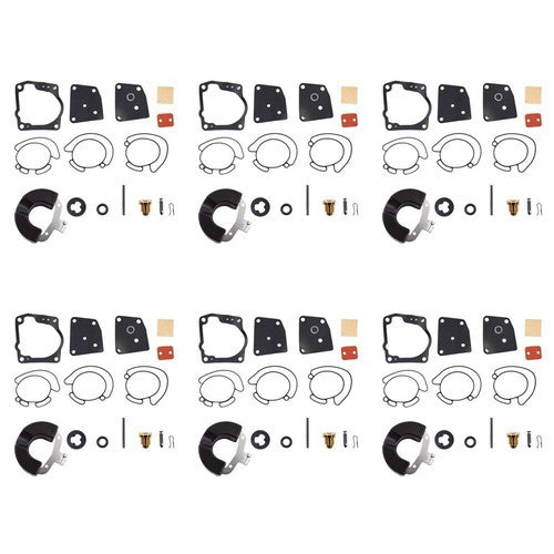 DURAFORCE 6X Carburetor Kits For Johnson Evinrude 18-7247 438996 436852 V4, V6 (90-175 HP)