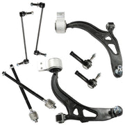 DURAFORCE 8Pc For Ford Explorer Front Control Arm Ball Joint Bushing Tie Rod Sway Link Kit