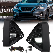 DURAFORCE LED Bumper Fog Lights Driving Lamps Left+Right for 2019-2023 for Nissan Murano