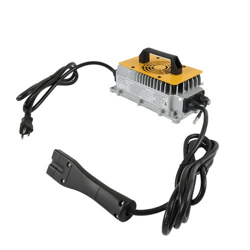 DURAFORCE 48V 17A Battery Charger 3-Pin Triangular Plug For EZGO TXT/RXV Golf Cart