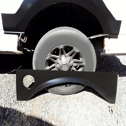 FRP07 Black Rear Wheel Arch Quarter Panels for Ford F150 F-150 09-14 Pair