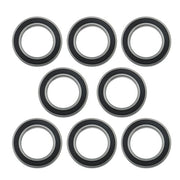 DURAFORCE 10Pcs 6907-2RS Bearings 35×55×10mm Double Rubber Seals Deep Groove Ball Bearing