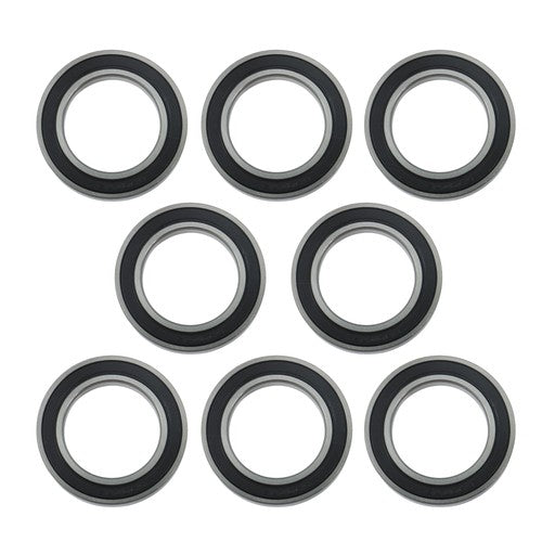 DURAFORCE 10Pcs 6907-2RS Bearings 35×55×10mm Double Rubber Seals Deep Groove Ball Bearing