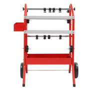 DURAFORCE Mobile 18" Multi-Roll Masking Paper Machine w/ Storage Trays Holds Auto Tape