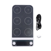 DURAFORCE 6x500ml 6 Position Magnetic Stirrer 50-1200RPM 120℃/248℉ Multi-Position Magnetic