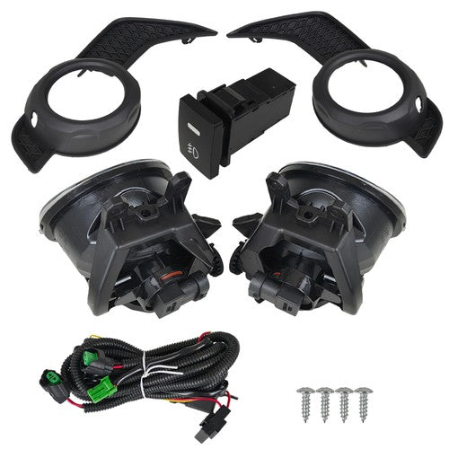 Fog Lamps Lights Bezel Wire Switch Kits for Toyota 4Runner TRD SR5 2014 2021