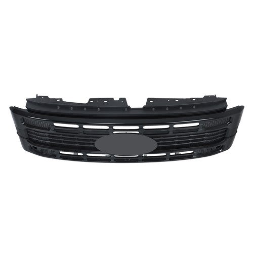 DURAFORCE Fit For Ford F250 XL/XLT 2023 2024 Gloss Black Plastic Front Upper Grill Grille